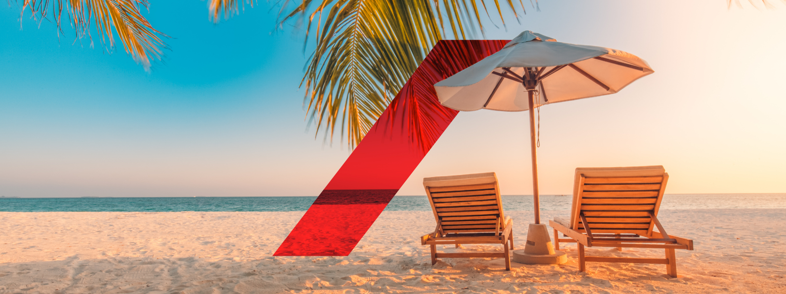 Sonnenuntergang am Strand