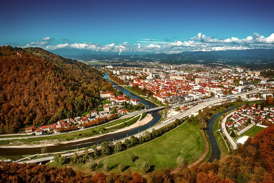 Celje Stadt in Slowenien